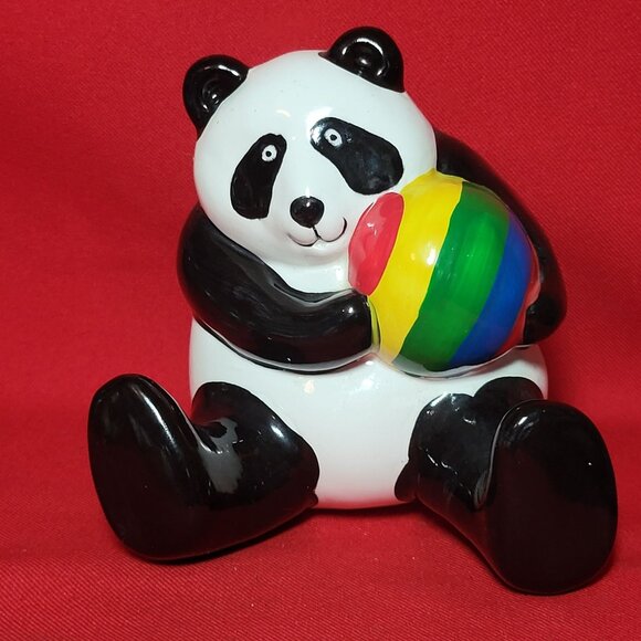 Omnibus Other - Vintage Omnibus Panda Wall Hanging Decor 1983